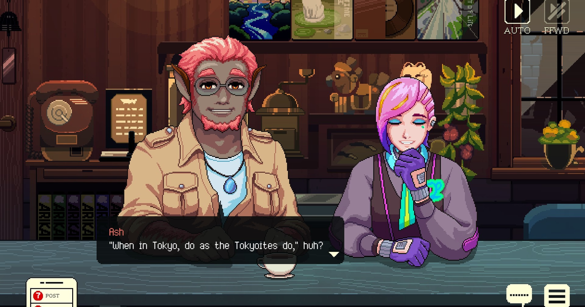 Visual novel Coffee Talk Tokyo serves up an image of 'Cool Japan,' but not much more