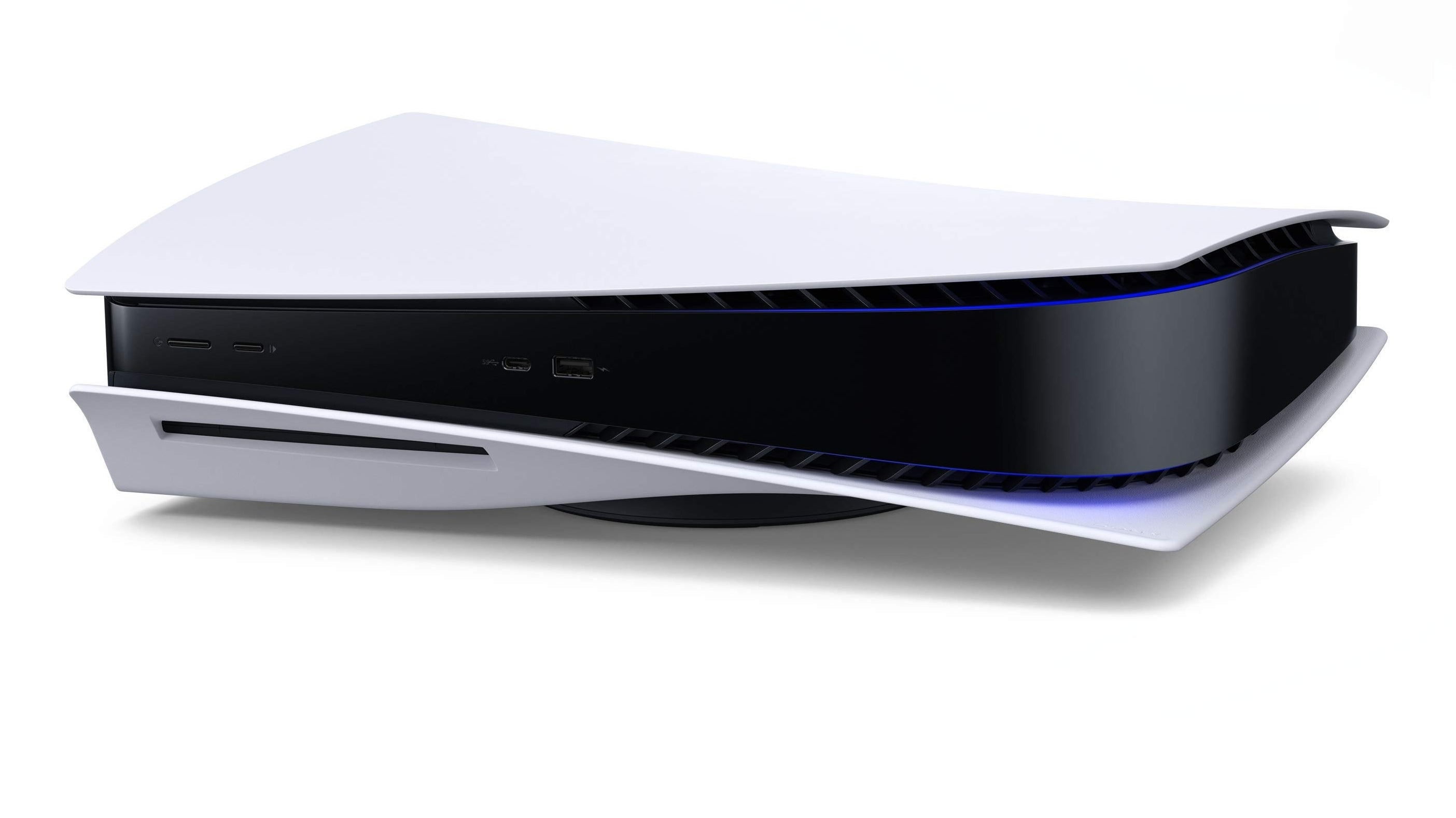 Imagem mostra a PS5 na horizontal | Eurogamer.pt