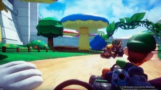 Vê Mario Kart na realidade virtual