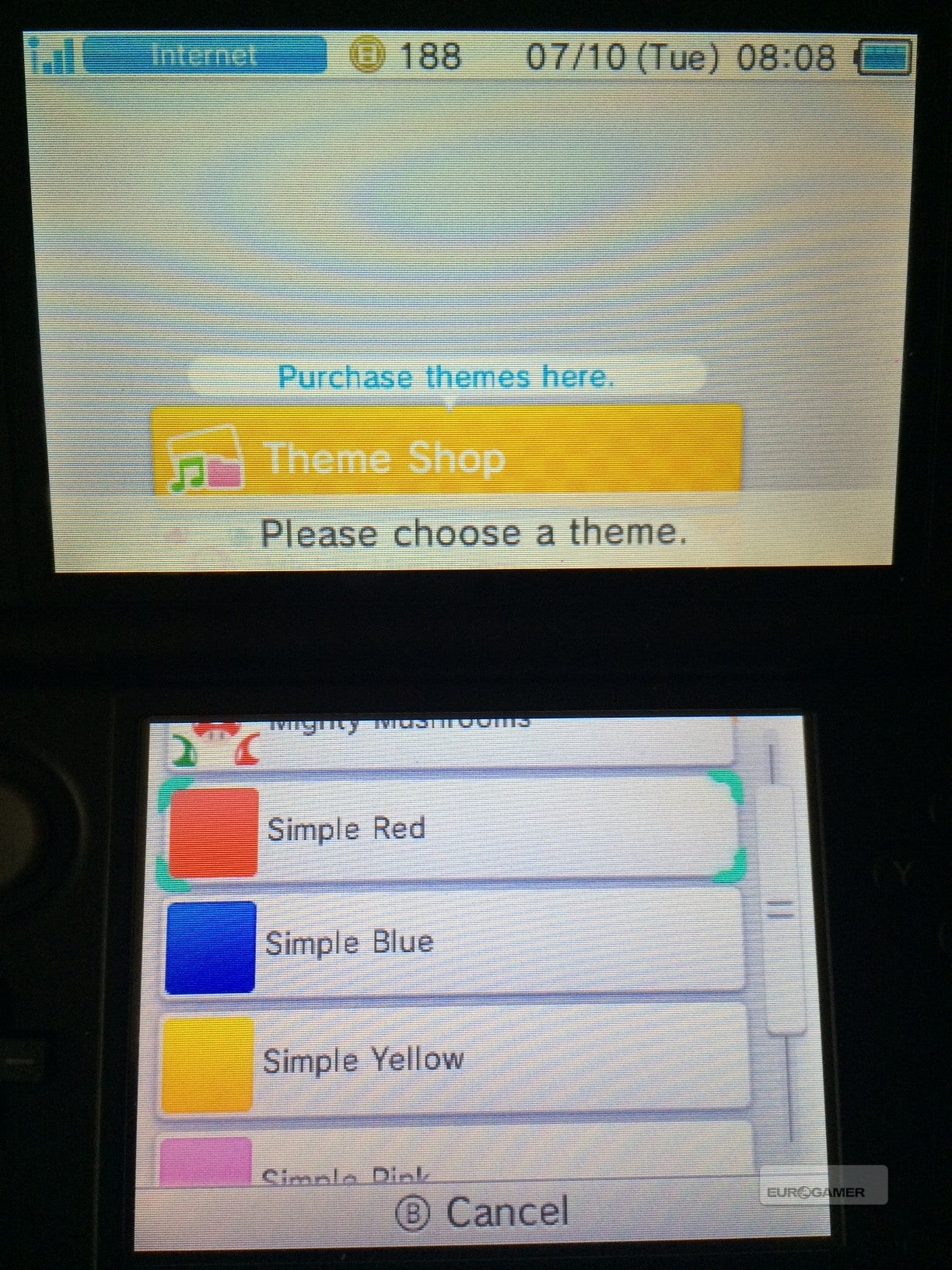 3DS system update adds themes, image share tool | Eurogamer.net