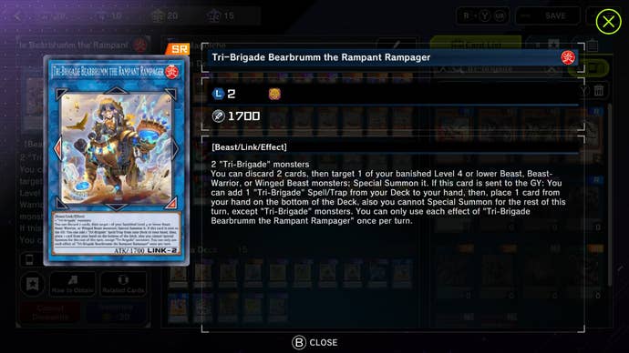 Tri-Brigade Bearbrumm the Rampant Rampager