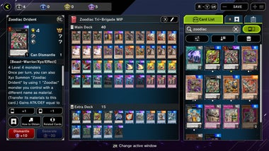 Yu-Gi-Oh Master Duel: Zoodiac Tri-Brigade deck guide | Rock Paper Shotgun Yu-Gi-Oh Master Duel: Zoodiac Tri-Brigade deck guide | Rock Paper Shotgun