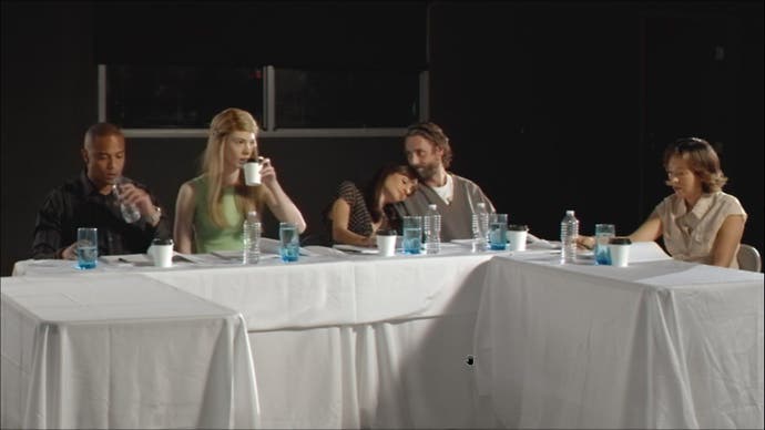 Immortality review - actors sit around a reading table in 1999, but position themselves exactly as in The Last Supper