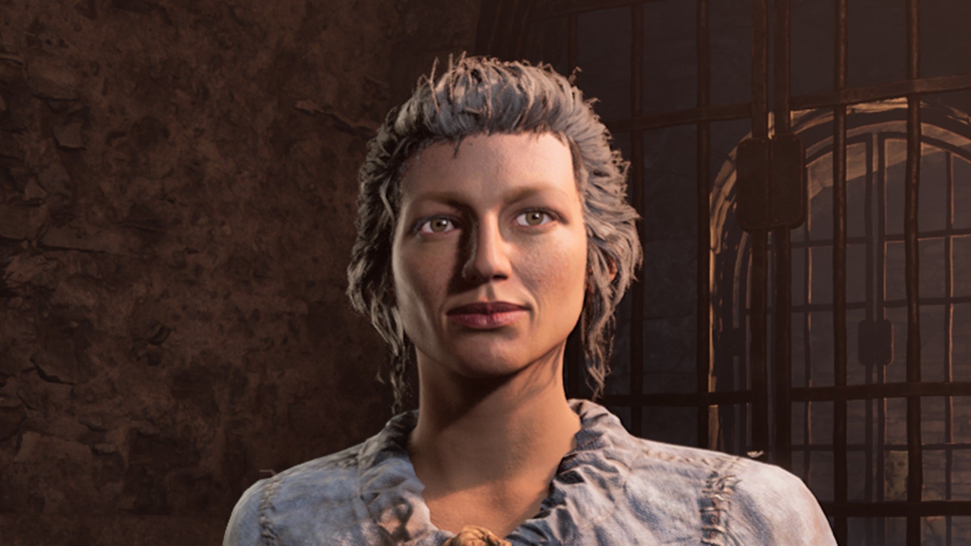 A female Imperial with a small smile in The Elder Scrolls IV: Oblivion Remastered. - 8