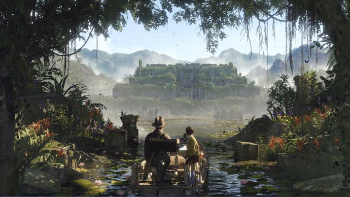 indiana jones and the great circle steam promo landscape art
