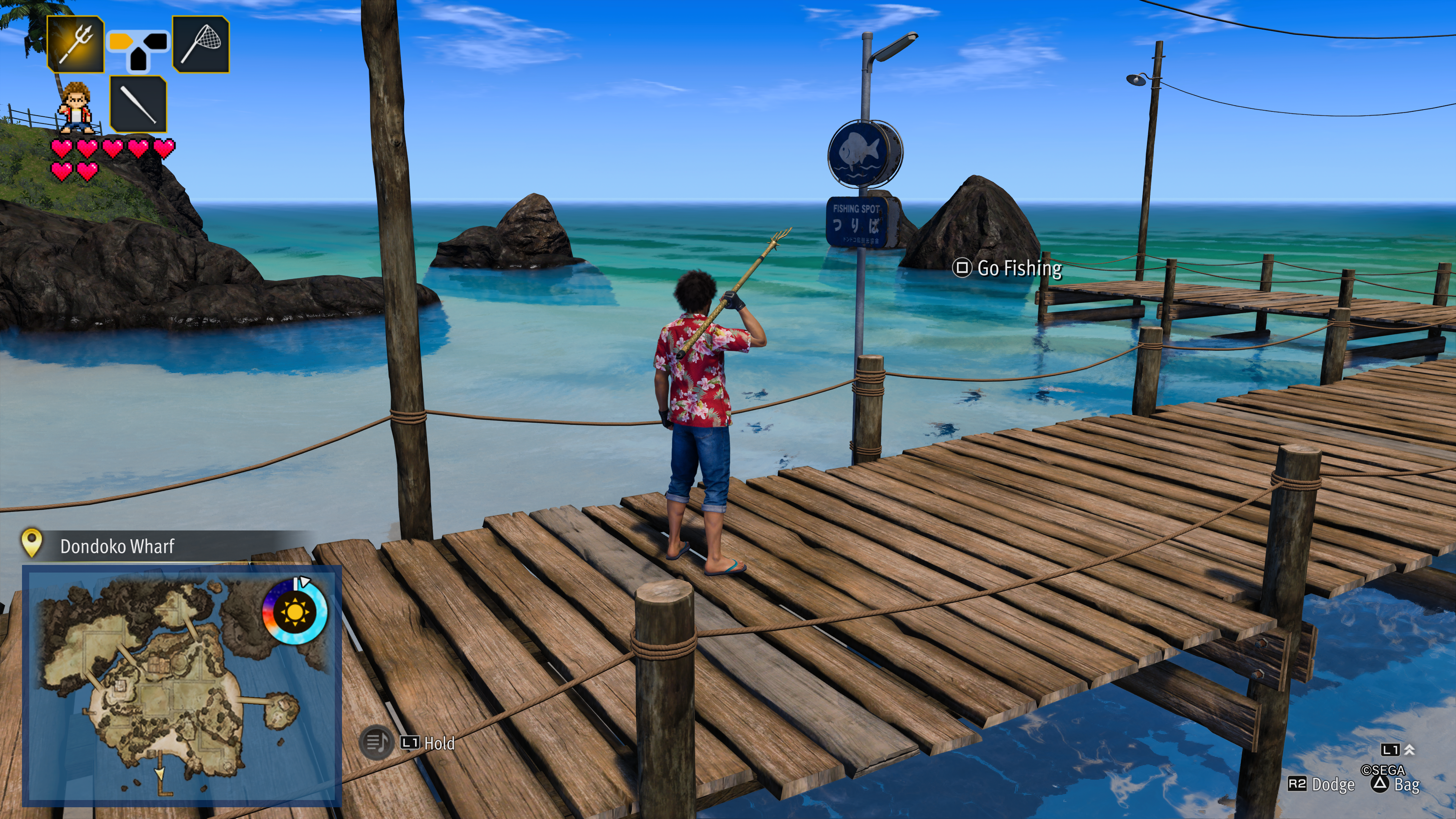 Fishing and every fish listed in Like A Dragon Infinite Wealth 