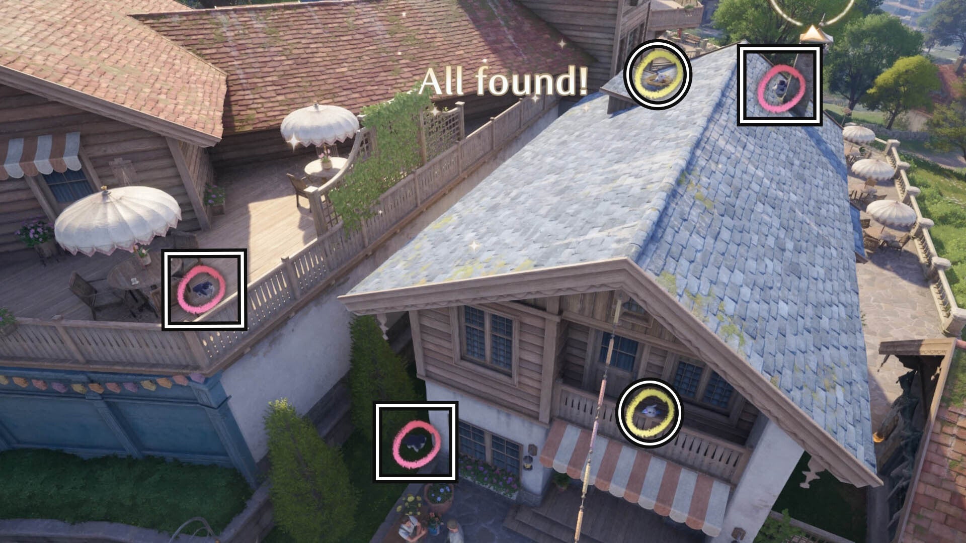 infinity nikki find the furry friends photo investigation photo one answers