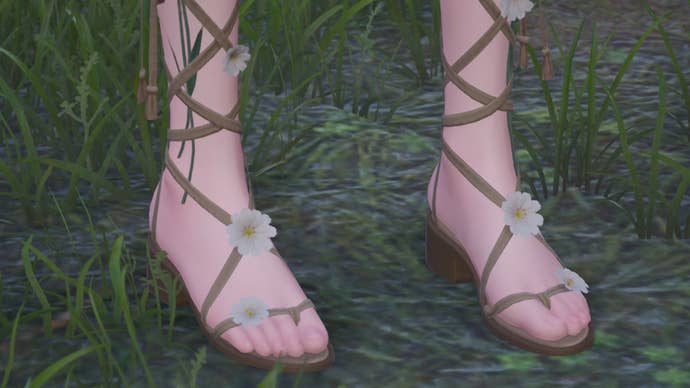 infinity nikki floral stroll shoes