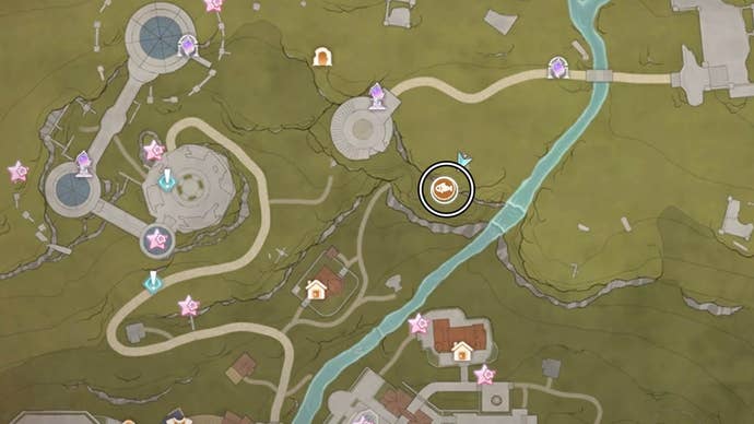 infinity nikki florawish nonoy’s secret base cave lamp fish map location