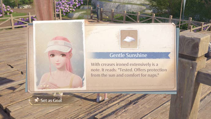 infinity nikki gentle sunshine hat sketch reward