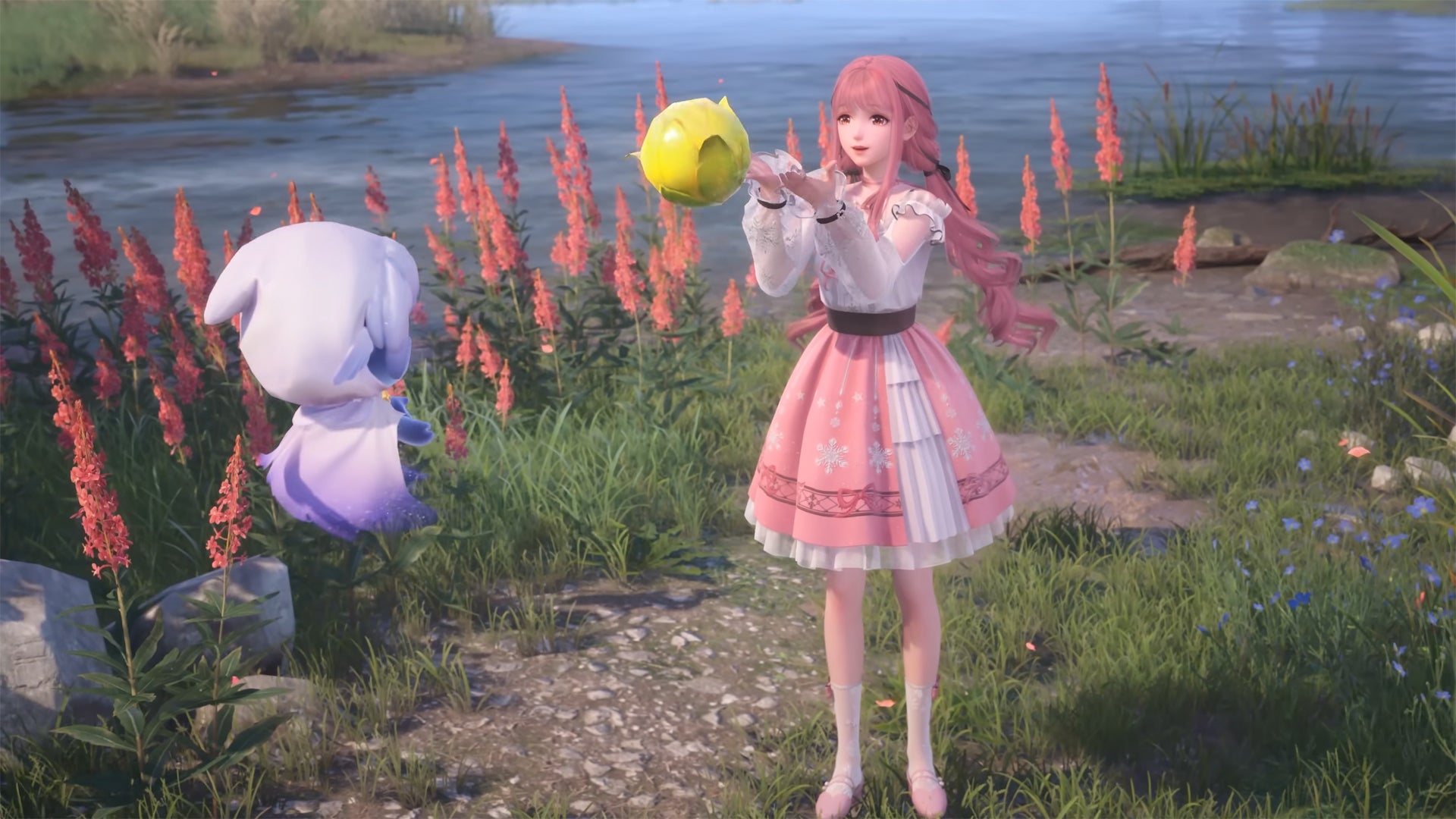 Playing a game in Infinity Nikki. - 1