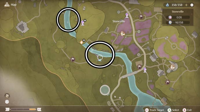 infinity nikki kerchief fish spawn location stoneville map locations