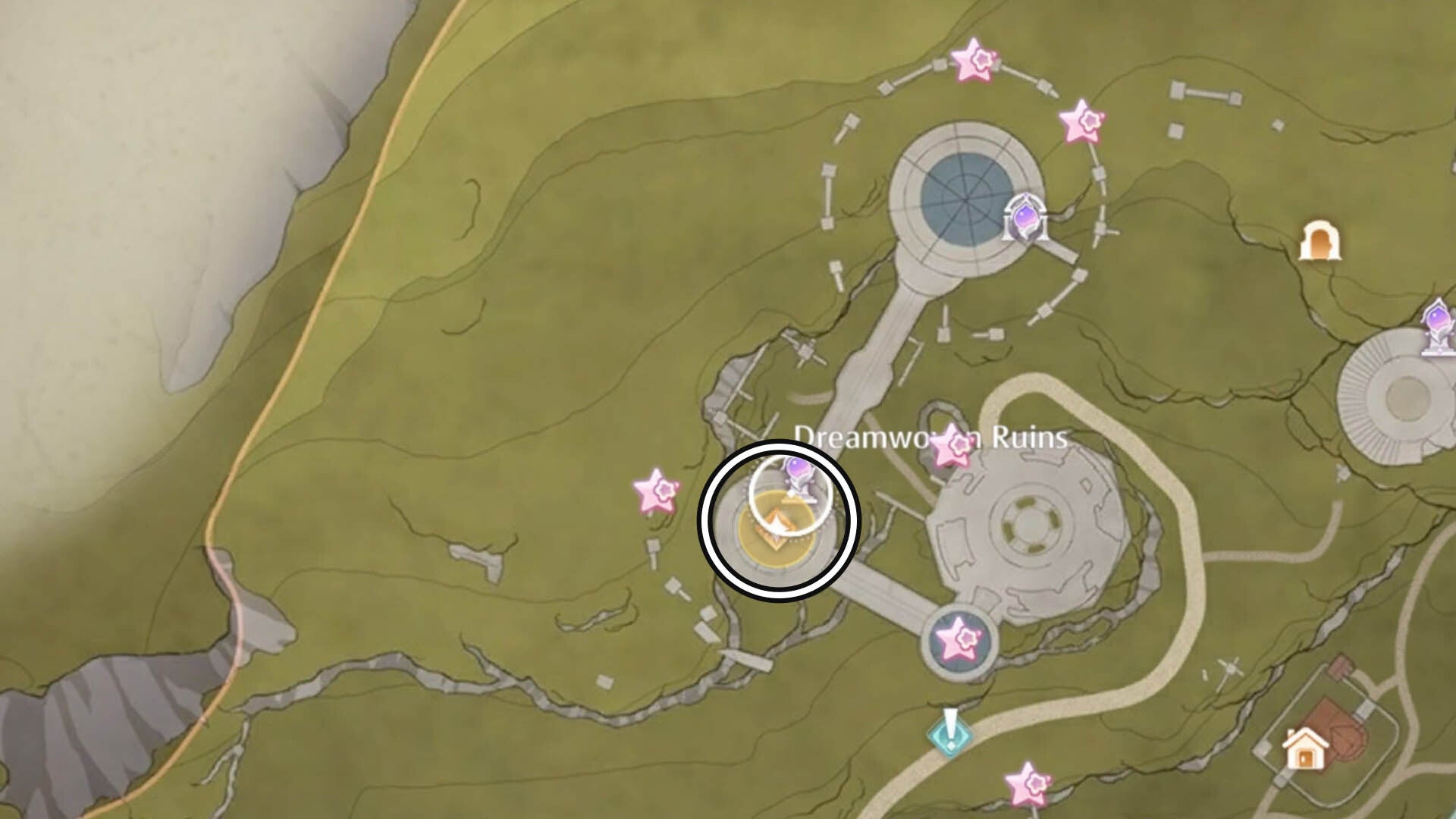 infinity nikki listening to echoes past dream warehouse tower map location