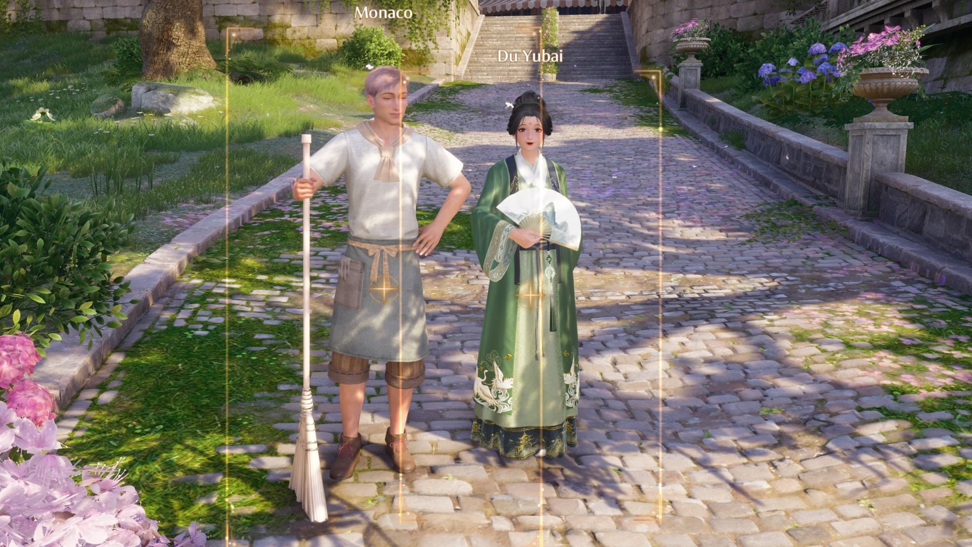 infinity nikki listening to echoes past monaco and du yubai