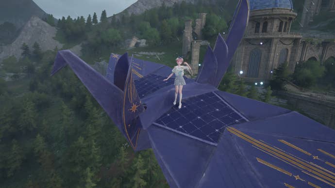 infinity nikki nikki on blue grand crane