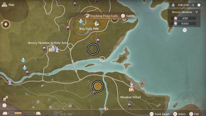 infinity nikki pony curl map locations breezy meadow