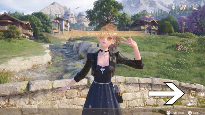 infinity nikki rewind across time and space nikki bridge snapshot option