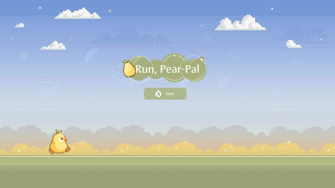 infinity nikki run pear pal run app start screen