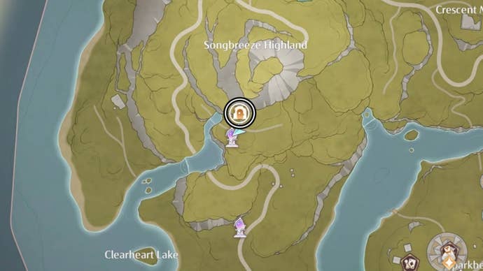 infinity nikki song breeze cavern map location