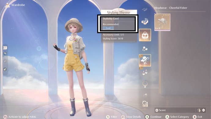 infinity nikki styling wardrobe theme reminder