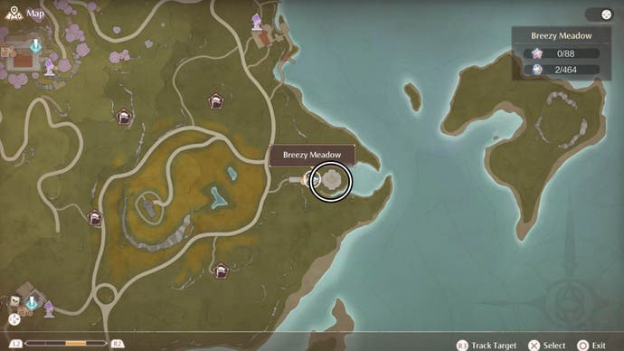 Infinity Nikki Swan lookout map location