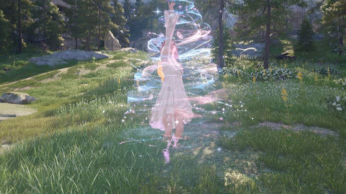 infinity nikki teleporting animation for fast travel