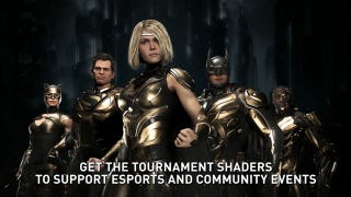 Very shiny Injustice 2 tournament shader on sale now, proceeds earmarked for esports and community events