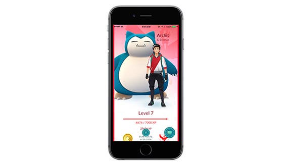 Pokémon GO on mobile