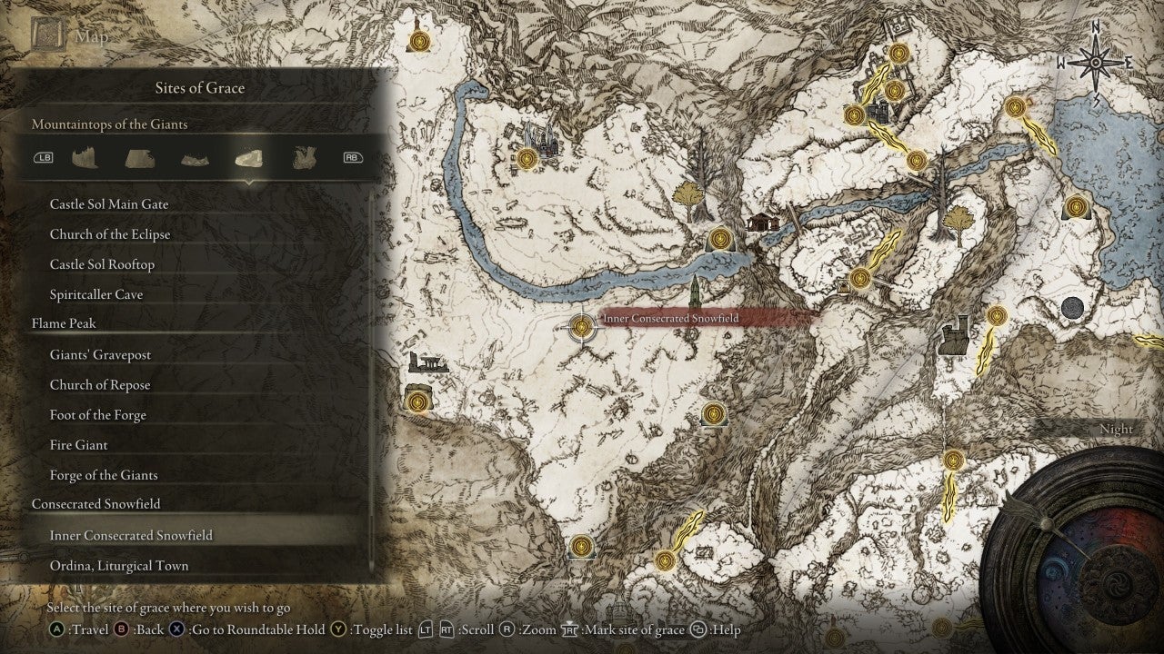 Inner Consecrated Snowfield Grace