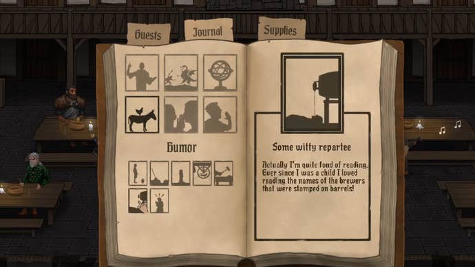 The innkeepers roster of stories and jokes in Innkeep