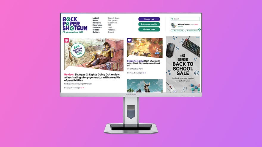 innocn 27mv2 showing the rps home page for some reason