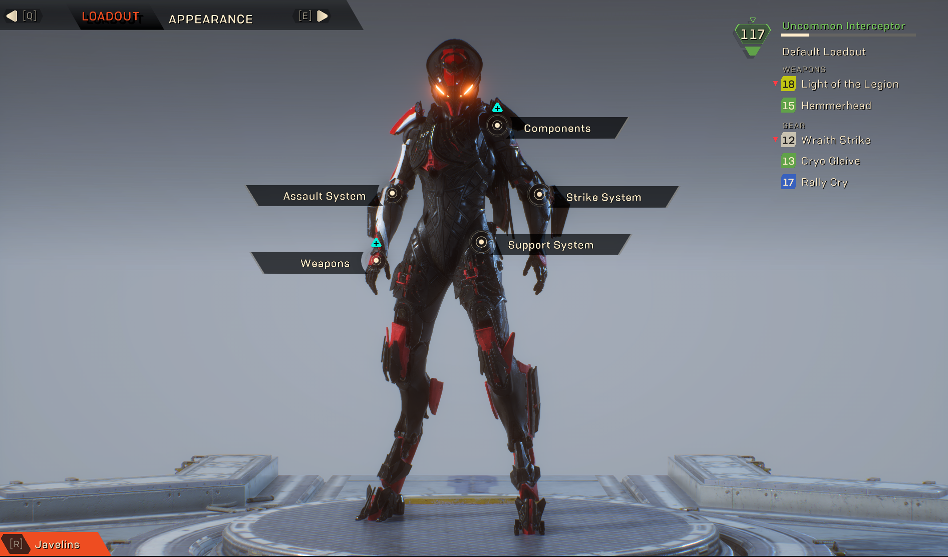 Anthem: best Javelin for you - all Javelin classes explained