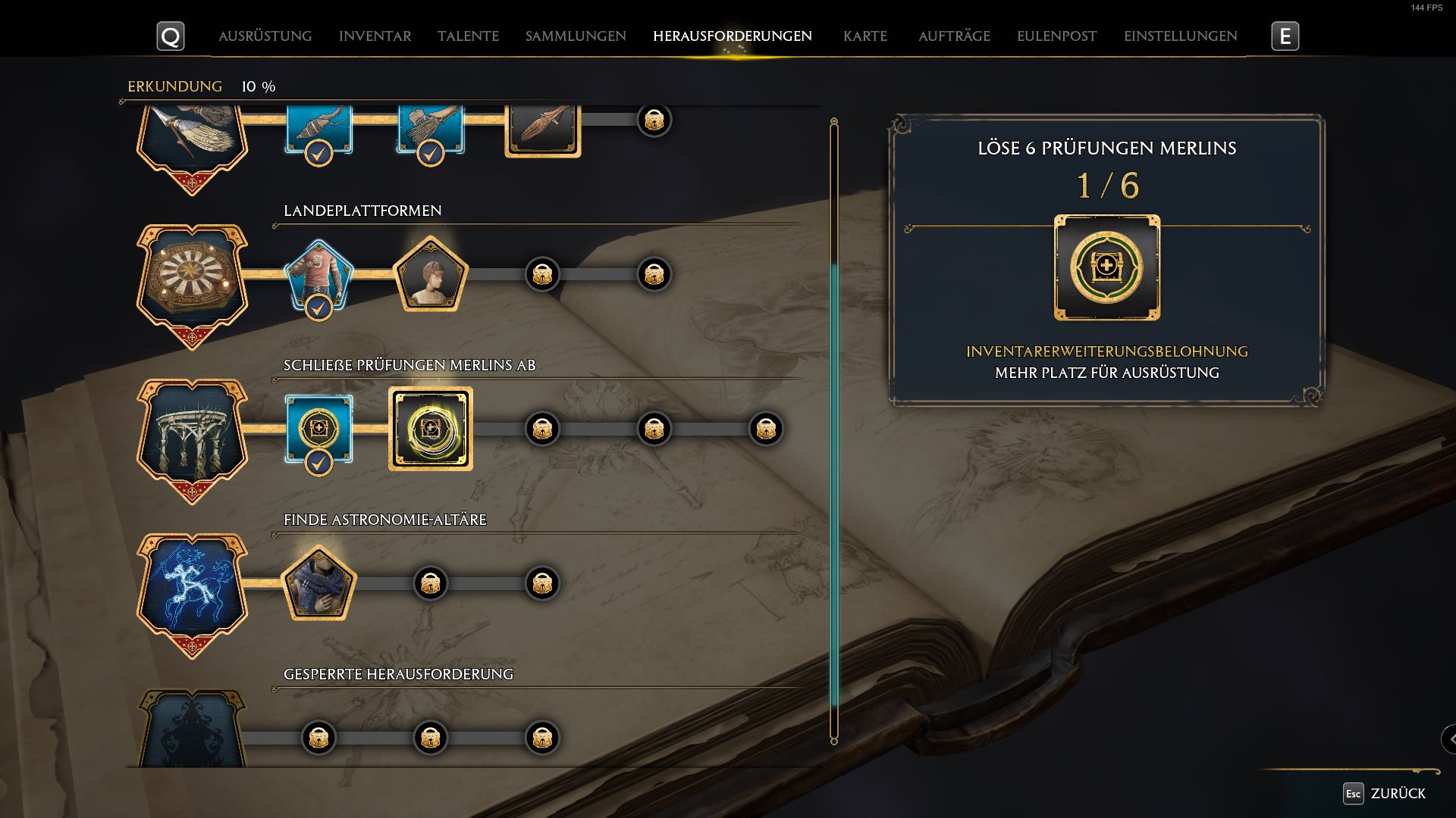 Hogwarts Legacy: Inventar vergrößern und erweitern - so könnt ihr mehr ...