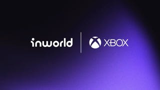 Inworld AI and Xbox logos in white on a black and purple background