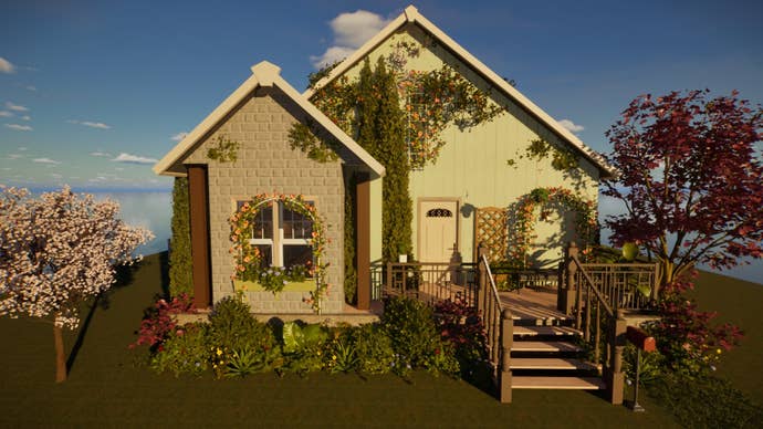 A cosy cottage created in inZOI.