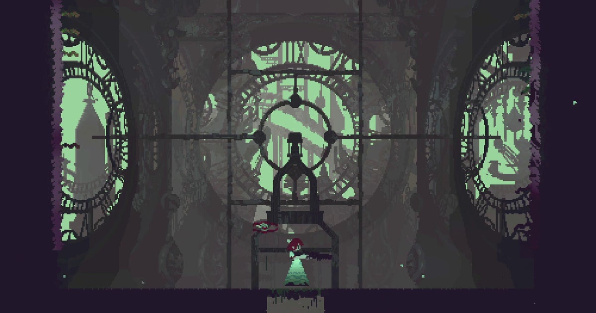 I definitely suck at Iron Brambles metroidvania grappling hook platforming, but its cyber-gothic megastructure world has me hungry for more I definitely suck at Iron Brambles metroidvania grappling hook platforming, but its cyber-gothic megastructure world has me hungry for more