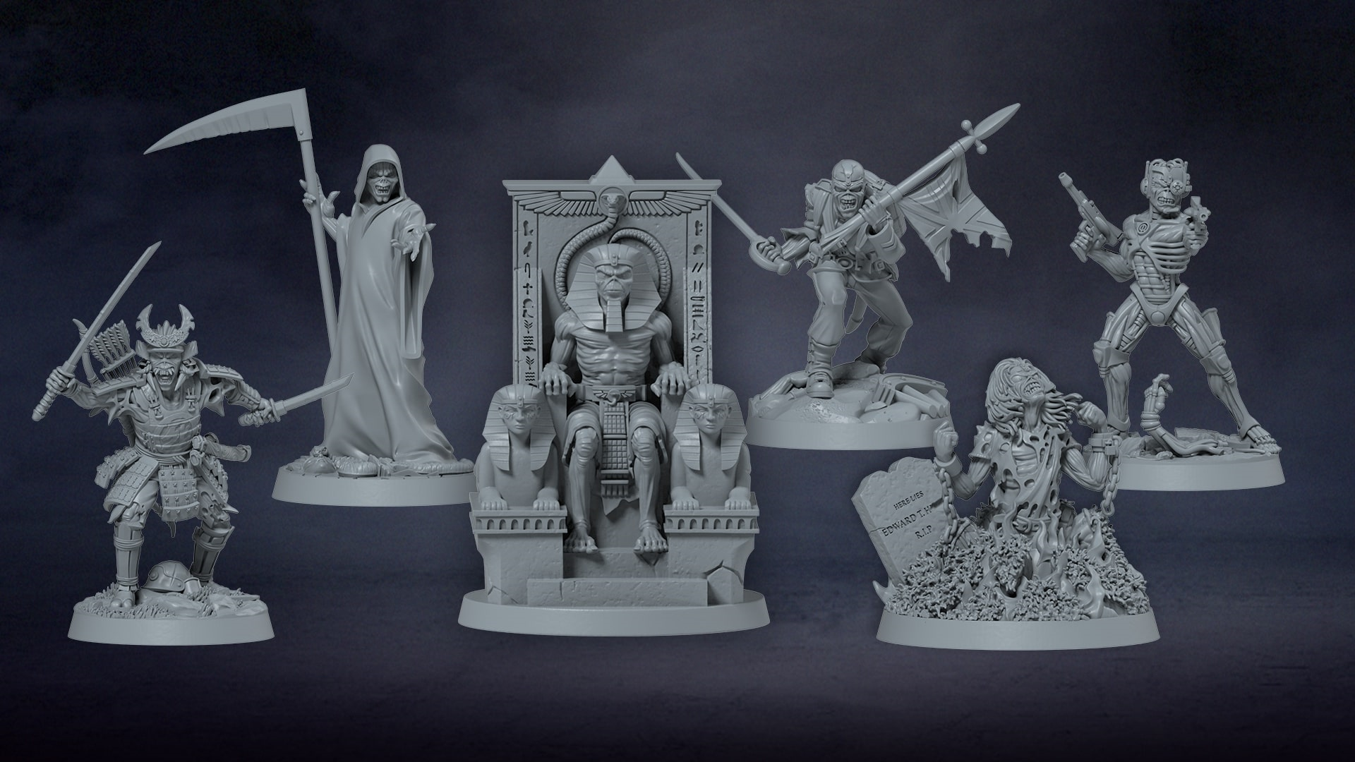 Iron Maiden's zombie mascot Eddie shambles into Zombicide, Ankh