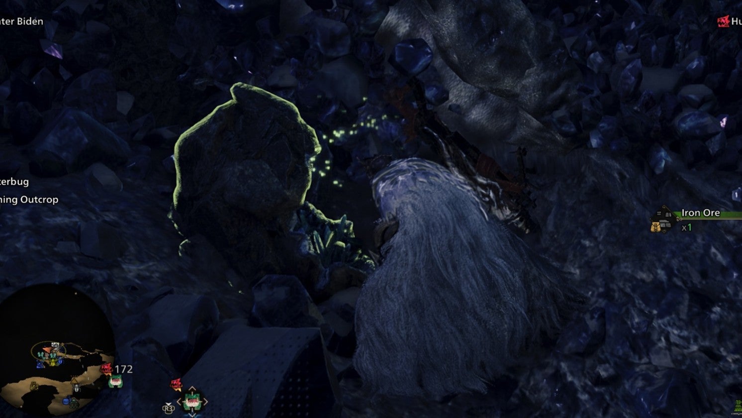 Iron Ore harvesting in Monster Hunter Wilds