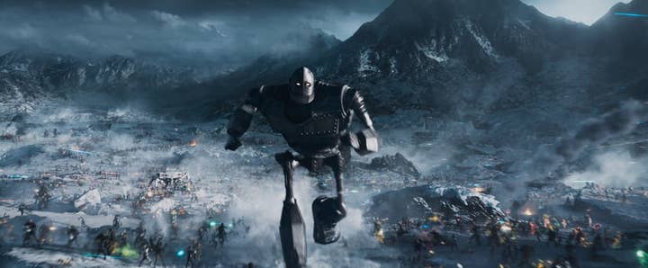 The Iron Giant leads a charge into battle in the trailer for Ready Player One