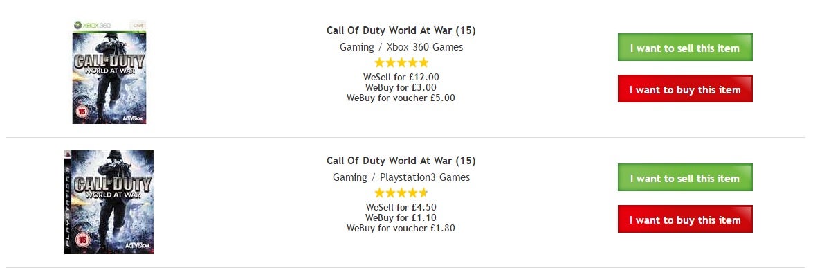 Call of duty ww2 xbox store one cex