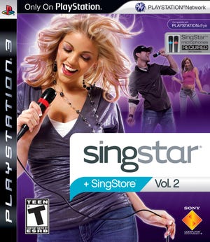 Caixa de jogo de SingStar Vol. 2