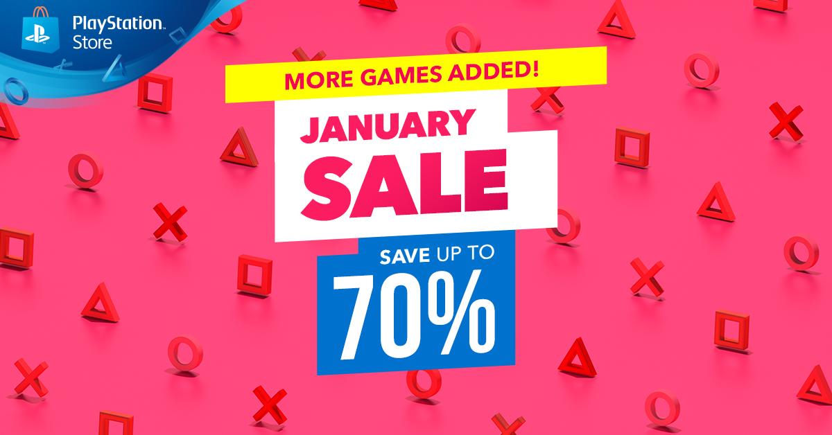 Playstation january on sale sale 2020