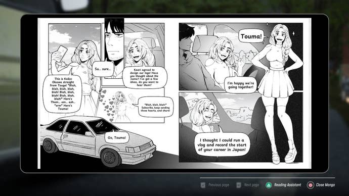 A manga tells the communicative of the game, featuring a miss successful a abbreviated skirt.