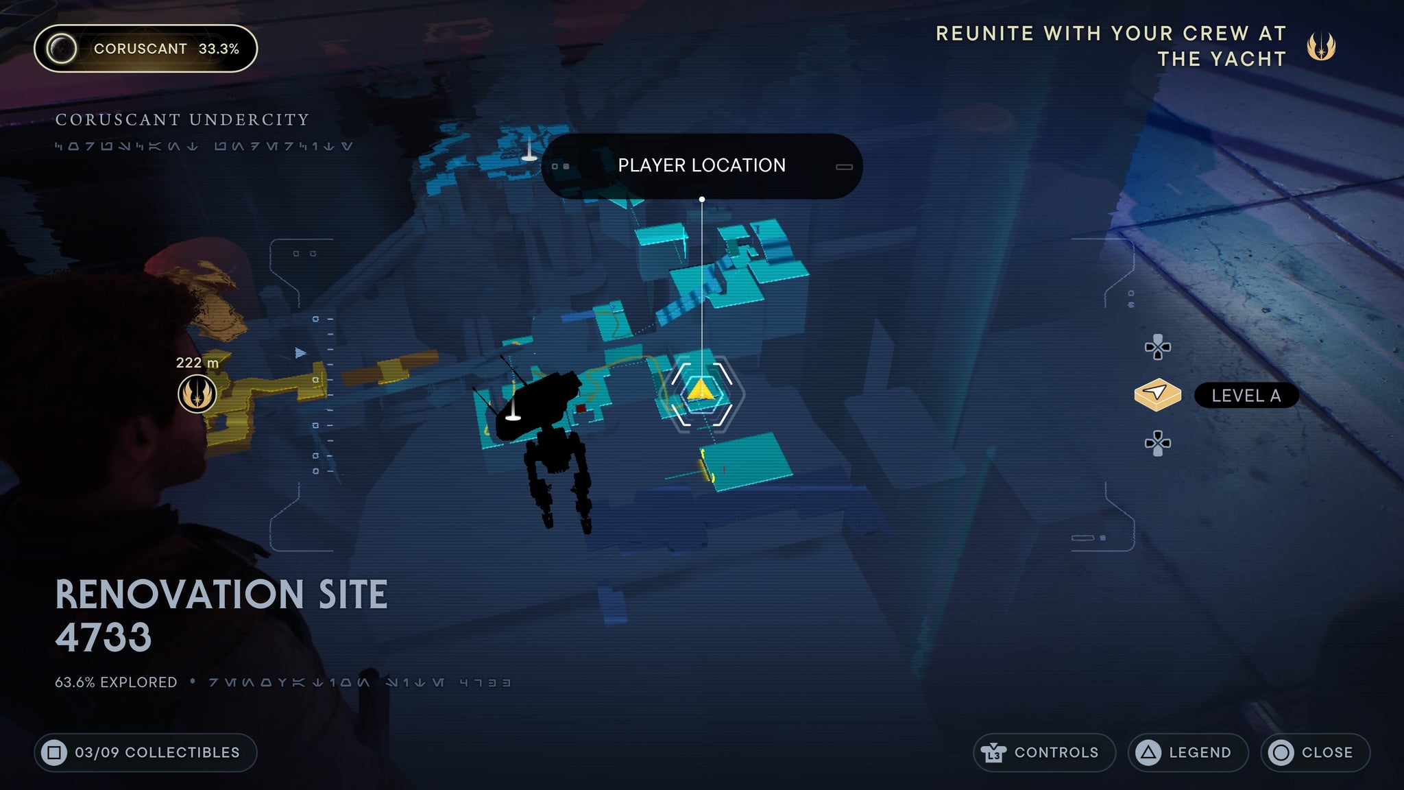 First scan location at Renovation site 4733 - 6