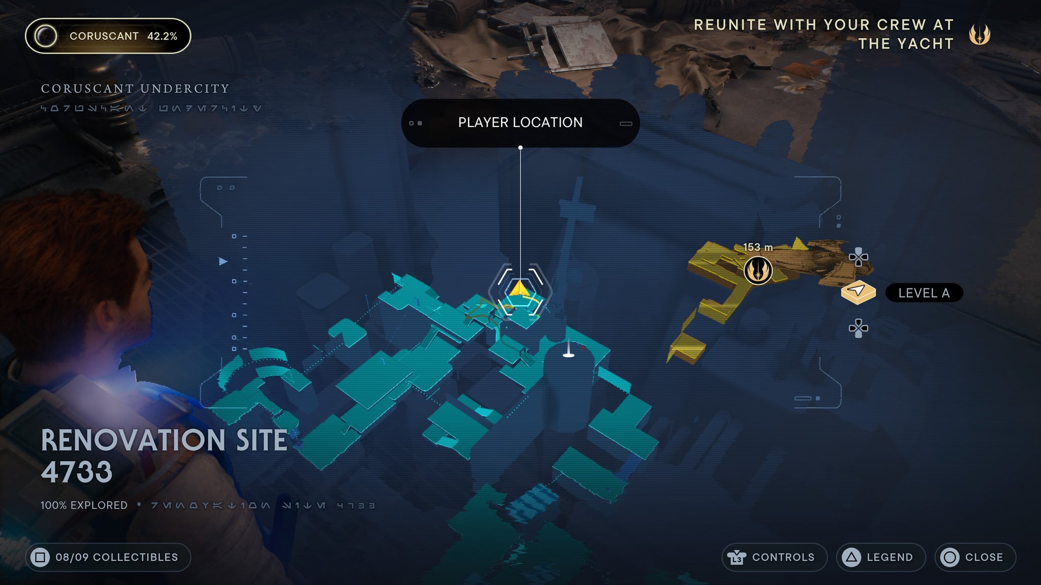 After the droid boss, as you pick up the cable. - 8