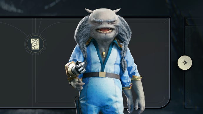 A picture of Greez in the databank of Jedi: Survivor.