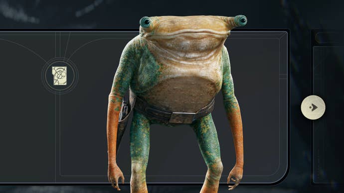 A picture of Turgle in the databank of Jedi: Survivor.