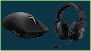 The Logitech G Pro Superlight gaming mouse and wireless headset