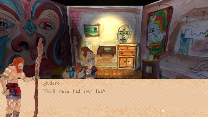 Claymation exploration in a Judero demo screenshot.