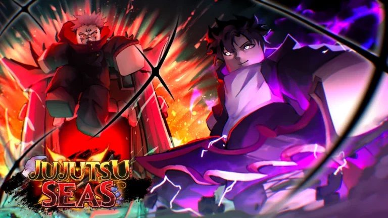 The header image of Jujutsu Seas in Roblox.